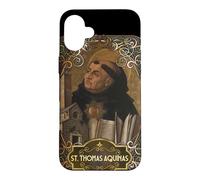 Carcasa para iPhone 16 Plus Santo Tomás de Aquino Filosofía Teología Católica San