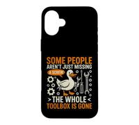 Carcasa para iPhone 16 Plus Sarcástico Divertido Diciendo Que Algunas Personas No Están Desaparecidas