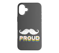 Carcasa para iPhone 16 Plus Schnauzer CSD tolerancia Libertad Amor Respeto Orgullo LBGTQ+