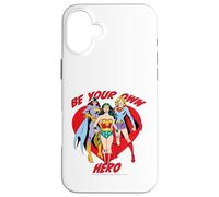 Carcasa para iPhone 16 Plus Sé tu Propia heroína Wonder Woman Supergirl Batgirl Unite