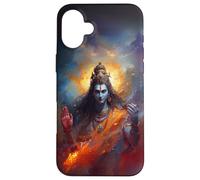 Carcasa para iPhone 16 Plus Señor Shiva Arte Sacro - Mahadev Dios Hindú