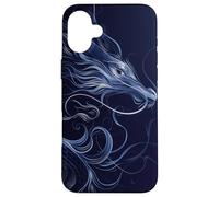 Carcasa para iPhone 16 Plus Serpiente Celestial Dragón Celta Medieval