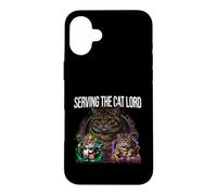 Carcasa para iPhone 16 Plus Serving The Cat Lord Funny Feline Royal Master Design