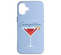 Carcasa para iPhone 16 Plus Sex and The City Cheeseburger, Large Fries and a Cosmo