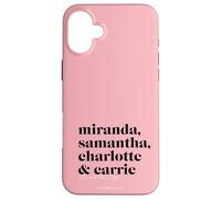 Carcasa para iPhone 16 Plus Sex and The City Miranda, Samantha, Charlotte & Carrie