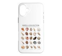 Carcasa para iPhone 16 Plus Shell Collector Conchas Marinas comunes del Mundo Arte Vintage