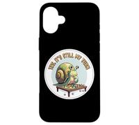 Carcasa para iPhone 16 Plus Si Todavía Es Mi Turno Divertido Caracol Jugar Juegos De Mesa Amante