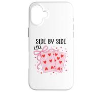 Carcasa para iPhone 16 Plus Side by Side Like 67 Cards Valentine 6 7 Youre The 6 to my 7
