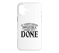 Carcasa para iPhone 16 Plus Siempre Parece Imposible hasta Que se Hace motivador