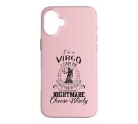 Carcasa para iPhone 16 Plus Signo de astrología de la Pesadilla del Zodiaco de Virgo I Can Be Your Worst Nightmare