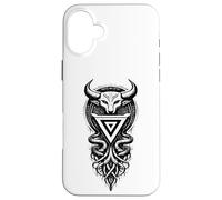 Carcasa para iPhone 16 Plus Símbolo de Veles eslavo Pagano Inframundo Dios Arte