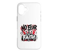 Carcasa para iPhone 16 Plus Sin Miedo en la fe Cristianos Romanos 8 31 Verso