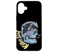 Carcasa para iPhone 16 Plus Skull Surf Killer Surf Skeleton Surfing