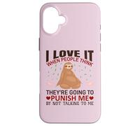 Carcasa para iPhone 16 Plus Sloth Shirt I Love It When People Think Sloths Lover Regalo