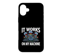 Carcasa para iPhone 16 Plus Software Developer It Works On My Machine