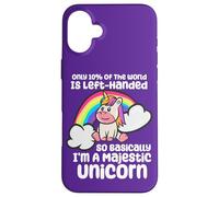 Carcasa para iPhone 16 Plus Solo el 10% del Mundo es un Unicornio zurdo