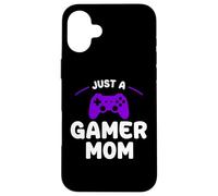 Carcasa para iPhone 16 Plus Solo Un Gamer Mamá Videojuegos Juegos Mamá Madre Diciendo