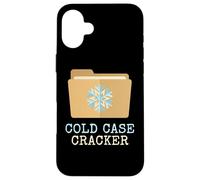Carcasa para iPhone 16 Plus Solucionador de Archivos de Casos de Cold Case Cracker Investigator Detective