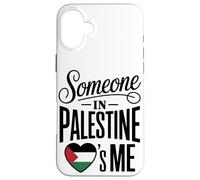 Carcasa para iPhone 16 Plus Someone In Palestine Loves Me Palestine Heart