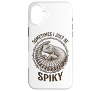 Carcasa para iPhone 16 Plus Sometimes I Just Be Spiky Funny Grumpy Uromastyx Lagarto