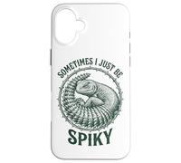 Carcasa para iPhone 16 Plus Sometimes I Just Be Spiky Funny Grumpy Uromastyx Lagarto