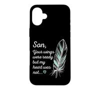 Carcasa para iPhone 16 Plus Son Wings were Ready by My Heart Not Memorial
