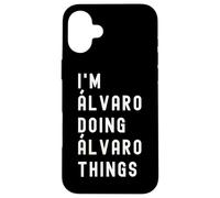 Carcasa para iPhone 16 Plus Soy Álvaro Haciendo Cosas de Álvaro