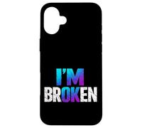 Carcasa para iPhone 16 Plus Soy Roto: Frase Emocional sobre Vulnerabilidad