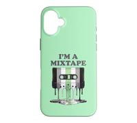Carcasa para iPhone 16 Plus Soy un Mixtape - Cassette Retro Agender Que gotea Pintura