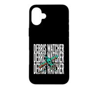 Carcasa para iPhone 16 Plus Space Junk Debris Watcher Satellite Tracker