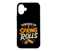 Carcasa para iPhone 16 Plus Spring Rolls Eating Asian Food Funny