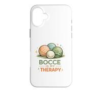 Carcasa para iPhone 16 Plus Squadra Italiana di giocatori di Bocce Bocce is my Therapy