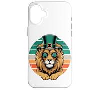 Carcasa para iPhone 16 Plus St. Patrick's Day Irish Lion Shamrock Pride