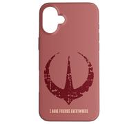 Carcasa para iPhone 16 Plus Star Wars Andor I Have Friends Everywhere Quote Rebel Logo