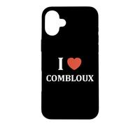 Carcasa para iPhone 16 Plus Station de ski I Love Combloux