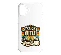 Carcasa para iPhone 16 Plus Straight Outta Wonderland Vintage Retro Funny Fantasy Cita