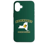 Carcasa para iPhone 16 Plus SUNY Brockport Golden Eagles New York State Graphic