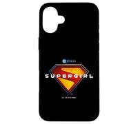 Carcasa para iPhone 16 Plus Supergirl 2026 Full Color Shield Name in Center
