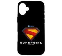 Carcasa para iPhone 16 Plus Supergirl 2026 Full Color Shield Name Under Shield