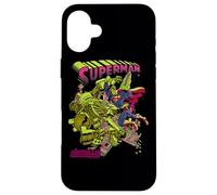 Carcasa para iPhone 16 Plus Superman Versus Metallo Blacklight
