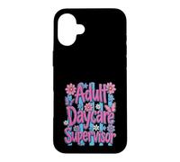 Carcasa para iPhone 16 Plus Supervisor de guardería para Adultos Funny Nurse Life