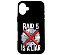 Carcasa para iPhone 16 Plus System Administrator Raid 5 Is A Liar Server Tech