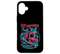 Carcasa para iPhone 16 Plus Take Over The Universe, Cool Skeleton Astronaut Short Sleeve