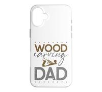 Carcasa para iPhone 16 Plus Tallador de Madera para el día del Padre