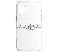 Carcasa para iPhone 16 Plus Tambor Lateral del Tambor del Latido del corazón del Tambor de la Caja