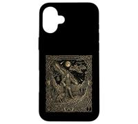 Carcasa para iPhone 16 Plus Tarjeta de Tarot Vampiro Constelación Gótico