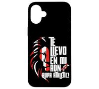 Carcasa para iPhone 16 Plus Te Llevo en MI ADN Aupa Athletic Leon Rojiblanco
