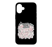 Carcasa para iPhone 16 Plus Teacher Introvert Graded Paper Over People
