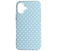 Carcasa para iPhone 16 Plus Teal Blue Polka Dot Stylish Polkadots