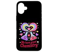 Carcasa para iPhone 16 Plus Tenemos una Gran química Ciencia Amor día de San Valentín